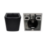 Комплект Qtap Tern Matt Black 2 в 1: унітаз підвісний Ultra Quiet QT17332303ASMB + біде підвісне QT1755052FMB