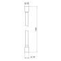 Акційний набір 2+1: Шланг для ручного душу Qtap Hadice QT054BL43073 Black Matt