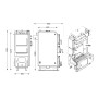 Котел твердопаливний сталевий Thermo Alliance Ferrum Plus V 5.0 FSF+ 26