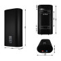 Водонагрівач електричний Thermo Alliance 80 л, Black, плоский, вертикальний, сухий ТЕН 2 кВт (0,8+1,2) DT80V20GPDD2B