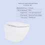 Акційний набір: Унітаз підвісний Jay Ultra Quiet QT07335177W 485х360х320 + Tern Ultra Quiet QT17332303ASW 490x365x325