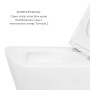Акційний набір: Унітаз підвісний Jay Ultra Quiet QT07335177W 485х360х320 + Tern Ultra Quiet QT17332303ASW 490x365x325