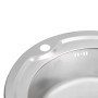 Кухонна мийка Brinex 510-D 0,8 мм Satin (BRIN510SAT08)