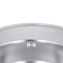 Кухонна мийка Brinex 7750 0,8 мм Satin (BRIN7750SAT08)