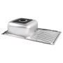 Кухонна мийка Brinex 7848 0,8 мм Micro Decor (BRIN7848MDEC08)