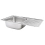 Кухонна мийка Brinex 7848 0,8 мм Micro Decor (BRIN7848MDEC08)