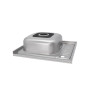 Кухонна мийка Brinex 6050-L 0,6 мм Satin (BRIN6050LSAT06)