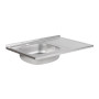 Кухонна мийка Brinex 6080-L 0,6 мм Satin (BRIN6080LSAT06)