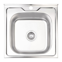 Кухонна мийка Brinex 5050 0,6 мм Satin (BRIN5050SAT06)
