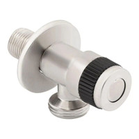 Кран кутовий Thermo Alliance Standart 1/2"Зх3/4"З нерж., з керам. буксою TAS345W1520SS