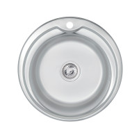 Кухонна мийка Brinex 510-D 0,8 мм Satin (BRIN510SAT08)