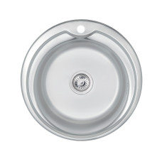 Кухонна мийка Brinex 510-D 0,8 мм Satin (BRIN510SAT08)