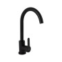 Змішувач для кухні Brinex Pure 015F U-образний Black Matt BRIPUR015FBLM