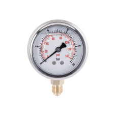 Манометр із гліцерином Thermo Alliancе Forte 10 бар, 1/4"З, нижнє підключення TAF170G10B