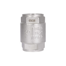 Зворотний клапан із латунним штоком Thermo Alliance Forte 1 1/2"ВВ нікель TAF240W40