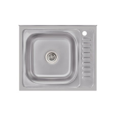 Кухонна мийка Brinex 6050-L 0,6 мм Satin (BRIN6050LSAT06)