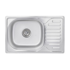 Кухонна мийка Brinex 6642 0,8 мм Satin (BRIN6642SAT08)