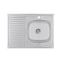 Кухонна мийка Brinex 6080-R 0,6 мм Satin (BRIN6080RSAT06)