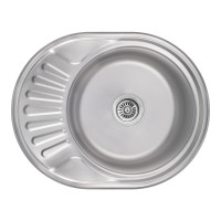 Кухонна мийка Brinex 5745 0,8 мм Satin (BRIN5745SAT08)