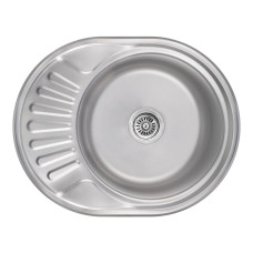 Кухонна мийка Brinex 5745 0,8 мм Satin (BRIN5745SAT08)