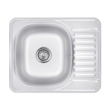 Кухонна мийка Brinex 5848 0,8 мм Satin (BRIN5848SAT08)
