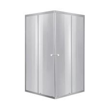 Душова кабіна Lidz Wawel SC90x90.SAT.LOW.DGR, скло темне тоноване 4 мм без піддона