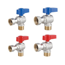 Комплект кутовий кранів Thermo Alliance Standart 1/2"ВН -3/4"ВН з накидною гайкою для підключення котла TAS225RBW1520