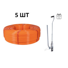 Акційний набір Thermo Alliance: 5 бух. Труба PEX-A EVOH ORANGE, 3 шари, 16×2,0 мм (320 м), Spain + Такер ТК-100