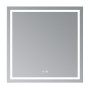 Дзеркало Qtap Mideya (MI1) 800x800 з LED-підсвічуванням Touch, з антизапотіванням, димером, рег. яскравості QT2078NCF808048477