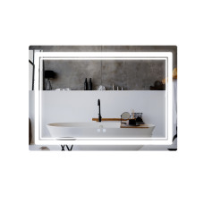 Дзеркало Qtap Cardinal (CA2) 1200х800 з LED-підсвічуванням Touch, з антизапотіванням, з димером, рег. темп. кольору (3000-6500K) QT0478C1208048454