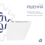 Готове рішення Qtap для ванної кімнати: Унітаз напольний Swan Rimless QT16223178W + інсталяція QT0122490S+ клавіша QT0111M08V1384W