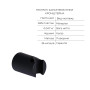 Комплект Qtap Robin Black Matt: Змішувач QTROB4060102B + Тримач QT829910842854OB + Шланг QTHADPVCSQ160B + Лійка QTRUC125BLM45951