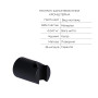 Комплект Qtap Robin Black Matt: Змішувач QTROB4060102B + Тримач QT829910842854OB + Шланг QTHADPVCSQ160B + Лійка QTRUC125BLM45951