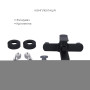 Комплект Qtap Slavonice Black Matt: Змішувач QTSLA259BLM45918 + Тримач QT829910842854OB + Шланг QTHADPVCSQ160B + Лійка QTRUC125BLM45951