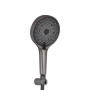 Змішувач для ванни Qtap Slavonice (з душовим гарнітуром) QTSLV259GMB48035 Gunmetal Black PVD