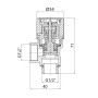 Запобіжний клапан 1/2" ВЗ (6 bar) TAS2446 Thermo Alliance Standart