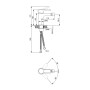 Змішувач для біде Lidz Astra 001AF (k35) LDAST001AFCRM48089 Chrome