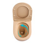 Унітаз підвісний Robin Ultra Quiet 490×365×325 мм, Beige, з сидінням Slim Duroplast / Soft-close / Quick Release QT13332381АSSB Qtap