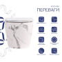 Унітаз підвісний Robin Ultra Quiet 490×365×325 мм, Marble, з сидінням Slim Duroplast / Soft-close / Quick Release QT13332381АSMR Qtap