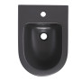 Біде підвісне Qtap Robin 515x370x350 мм, Anthracite QT13551381GAN