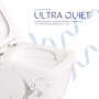 Унітаз підвісний Tern Ultra Quiet 490×365×325 мм, Marble, з сидінням Slim Duroplast / Soft-close / Quick Release QT17332303ASMR Qtap