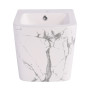 Біде підвісне Qtap Tern 520x350x330 мм, Marble QT17551303GMR