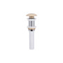 Раковина накладна Qtap Tern 480x370x135 мм, Beige, прямокутна, з донним клапаном QT17116069SB