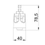 Насадка для зняття фаски та калібрування м/п труби d26 STD-407 Thermo Alliance