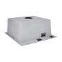 Lidz Handmade H5050HB Мийка для кухні інтегрована Decor Black PVD Honeycomb 2,5/0,5 мм LDH5050BDECPVD48369