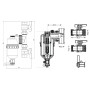 Фільтр-дешламатор Thermo Alliance Forte 1", поворотний (магнітний шламоуловлювач) TAF400G25