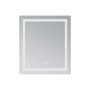 Дзеркало Lidz Kubis 700х800 з LED-підсвічуванням Touch, з антизапотіванням, з димером, рег. яскравості LD78LF9047080