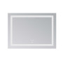 Дзеркало Lidz Kubis (KU1) 900х700 з LED-підсвічуванням Touch, з антизапотіванням, з димером, рег. яскравостіLD78LF9049070