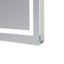Дзеркало Qtap Mideya (MI1) 800x800 з LED-підсвічуванням Touch, з антизапотіванням, димером, рег. яскравості QT2078NCF808048477