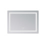 Дзеркало Lidz Kubis (KU2) 700х500 з LED-підсвічуванням Touch, з антизапотіванням, з димером, рег. яскравості LD78LF90448486